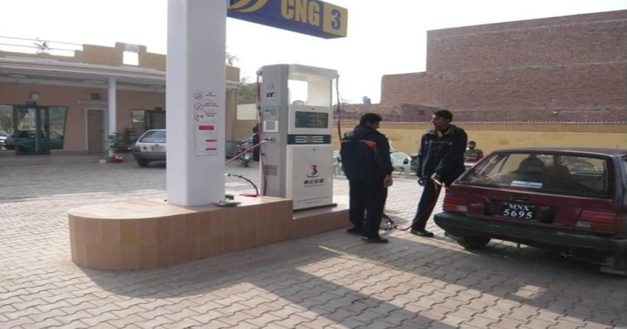 CNG加气机出口巴基斯坦（三线双枪加气机）