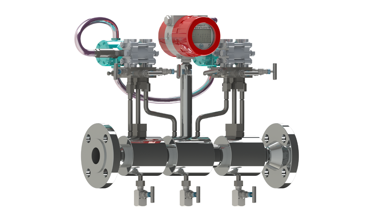新月孔板气液两相流量计
