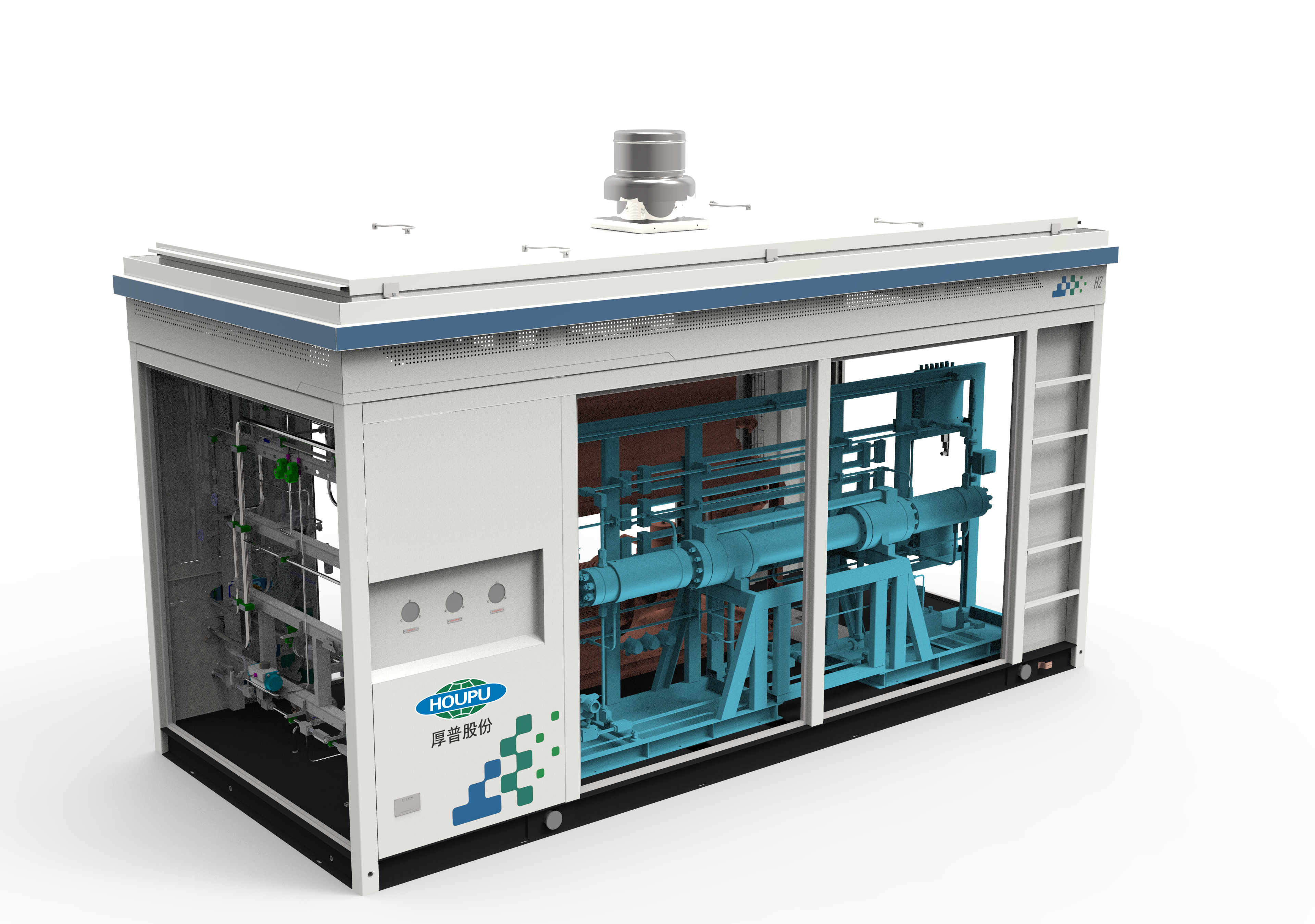 加氢-液驱式氢气压缩机橇