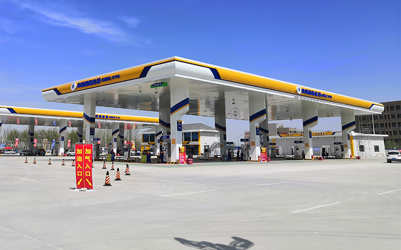 Equipamiento de la estación de servicio de gas y gasolina en Ningxia